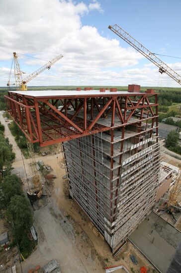 Akademgorodok's technology park construction site