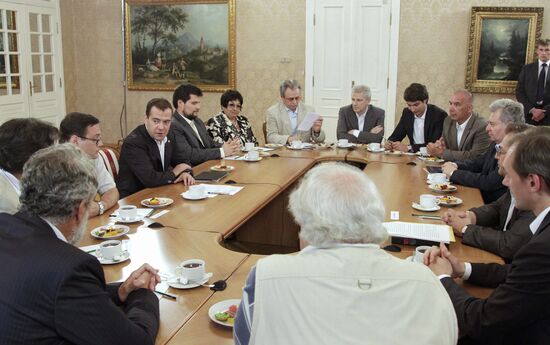 President Dmitry Medvedev visits Vladimir