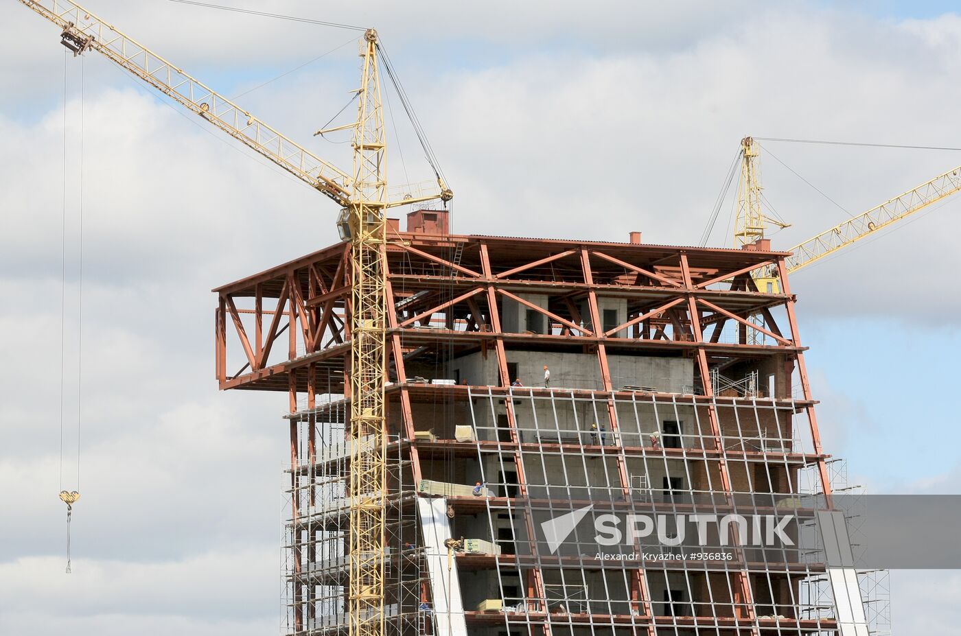 Akademgorodok's technology park construction site