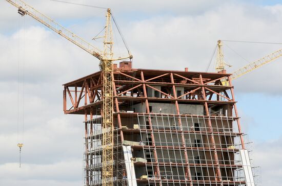 Akademgorodok's technology park construction site