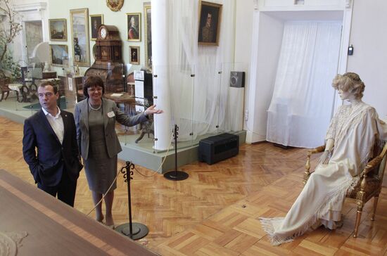 President Dmitry medvedev visits Vladimir