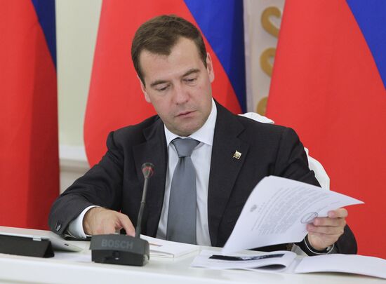 President Dmitry Medvedev visits Vladimir