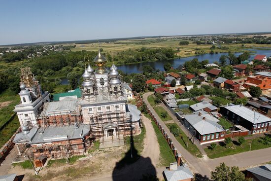 Voskresensky Cathedral in town of Shuya