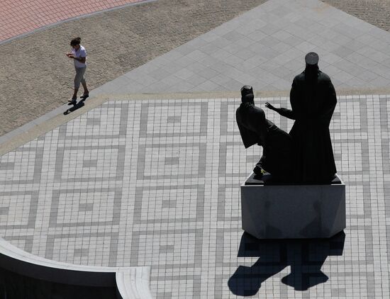 Monument to priests and believers persecuted for faith in Shuya