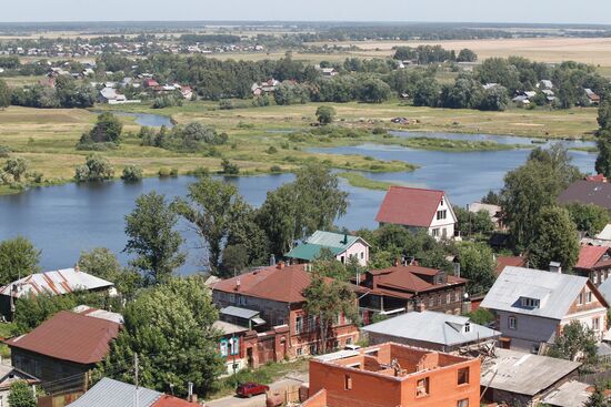Rural area in town of Shuya