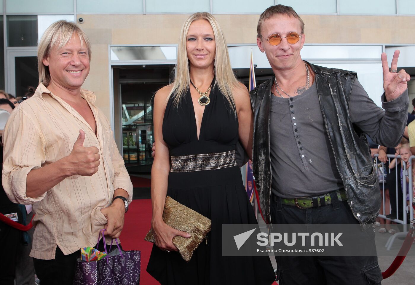 Dmitry Kharatyan, Marina Maiko and Ivan Okhlobystin