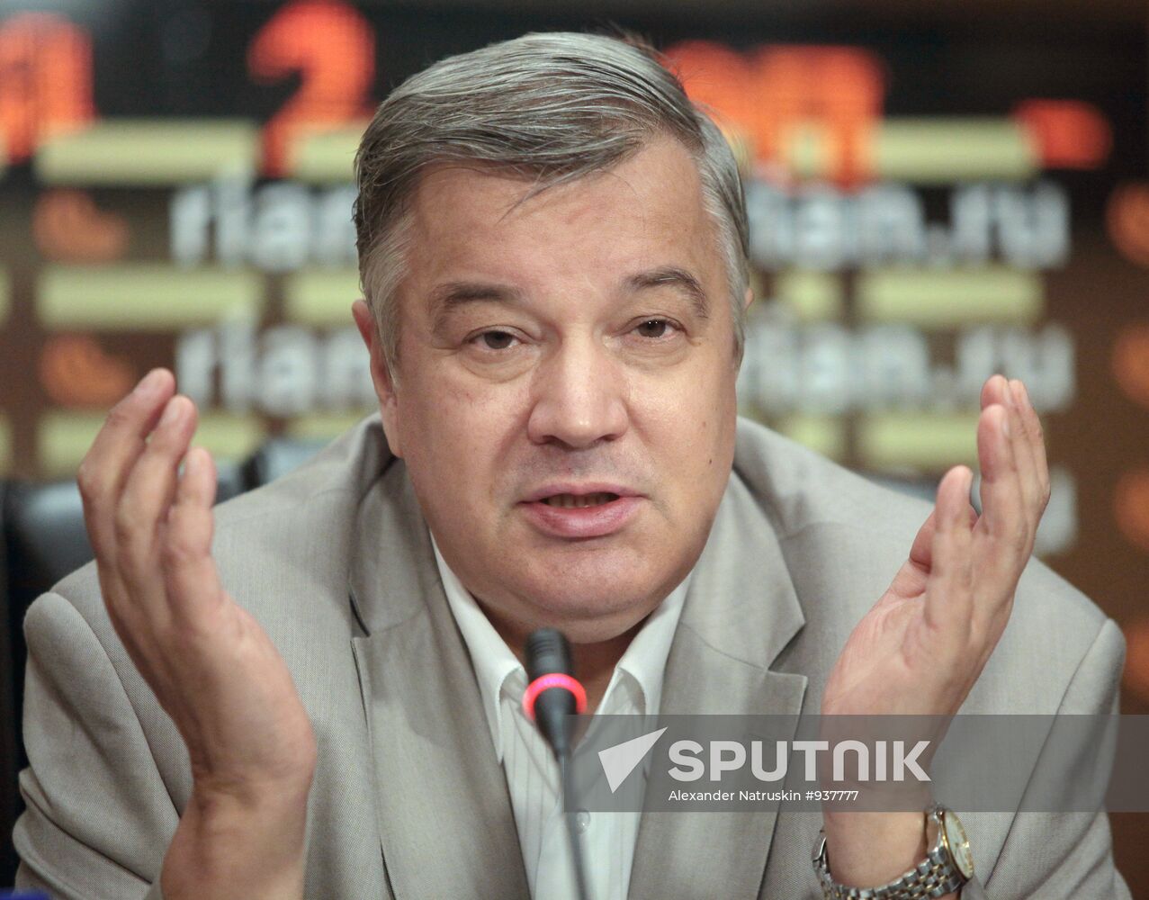 News conference by Vice President of Russia's Grain Union