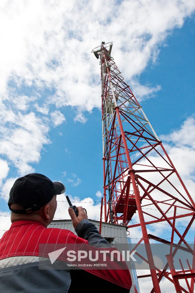 Installation of radio links in the Tomsk region