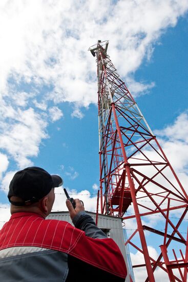 Installation of radio links in the Tomsk region