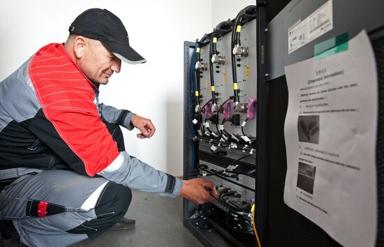 Installation of cell phone towers in the Tomsk region