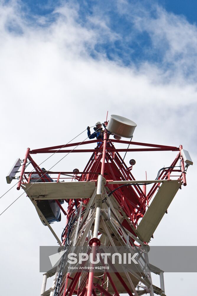 Installation of radio links in the Tomsk region