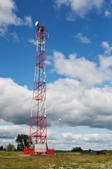 Installation of cell phone towers in the Tomsk region