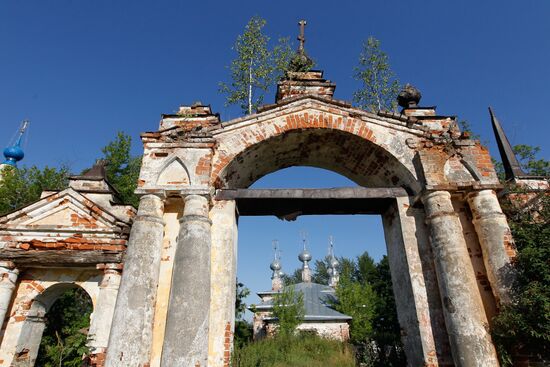 Ascension Cathedral in Goritsy village, Shuya district