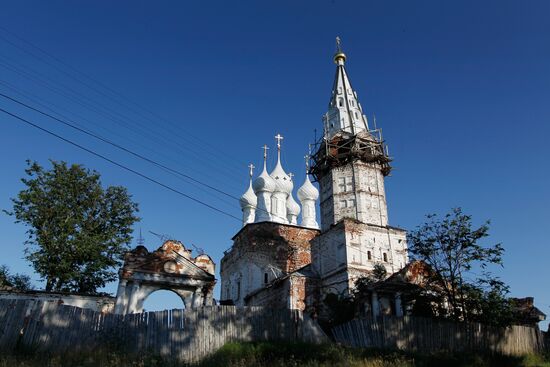 All Saints Cathedral in Dunilovo village, Shuya district