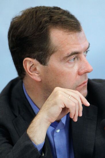 Working visit of Dmitry Medvedev to Tambov region