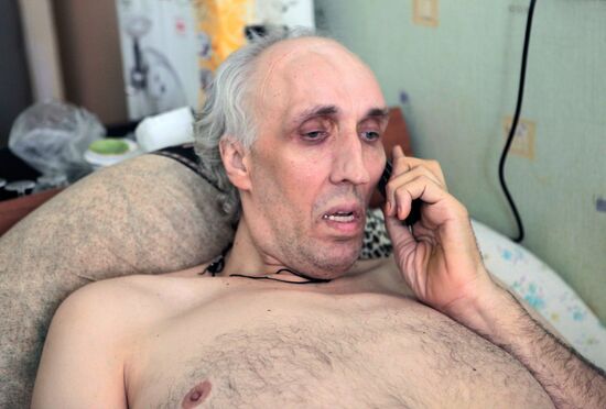 Tallest man in Russia Alexander Sizonenko