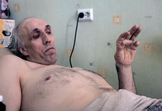 Tallest man in Russia Alexander Sizonenko