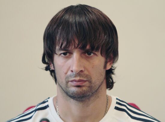 Pre-match training of FC "Dynamo" (Kiev, Ukraine)