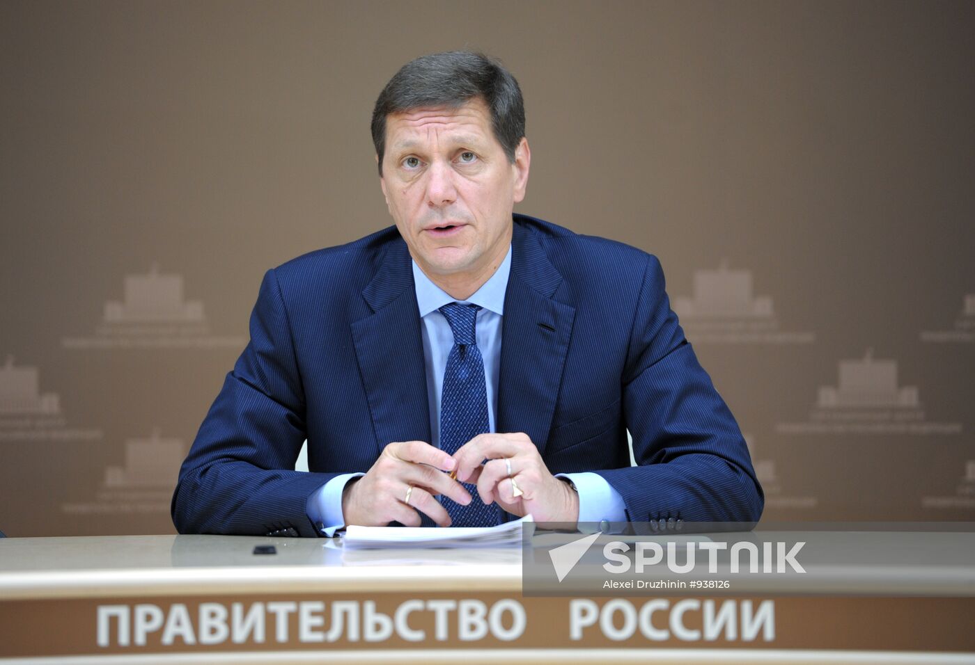 Alexander Zhukov holds video conference