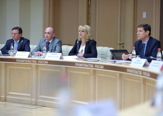 Alexander Zhukov holds video conference