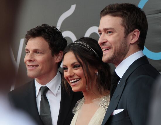 "Friends with Benefits" movie premiered in Moscow
