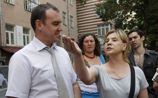 Building pulled down on Moscow's Bolshoi Kozikhinsky Per. 25