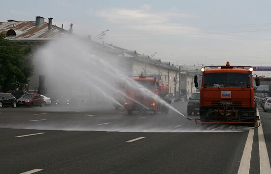 Moscow hit by heatwave