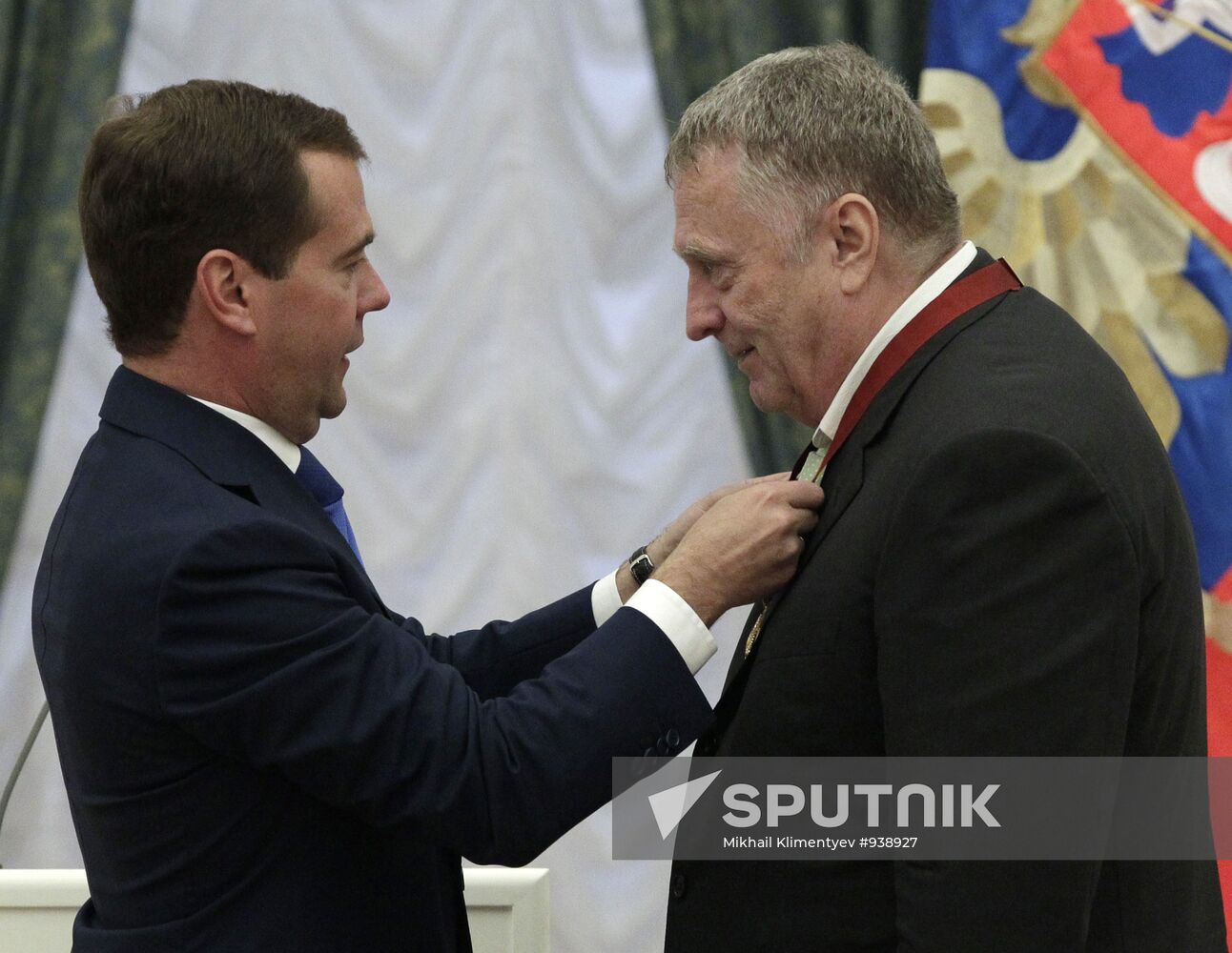 Dmitry Medvedev gives state awards in Kremlin