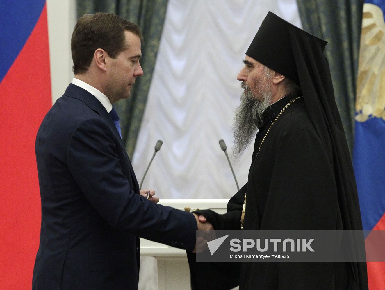 Dmitry Medvedev gives state awards in Kremlin