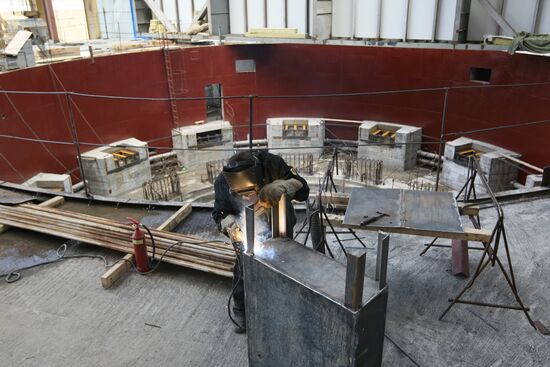 Construction of Boguchansk HPP