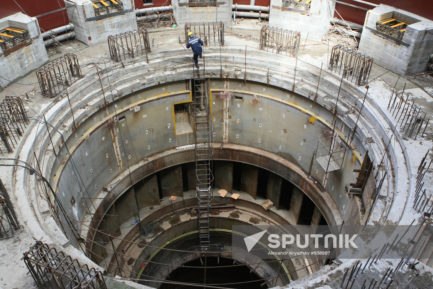 Construction of Boguchansk HPP