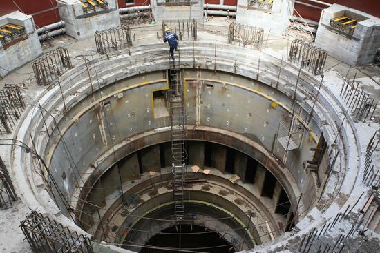 Construction of Boguchansk HPP