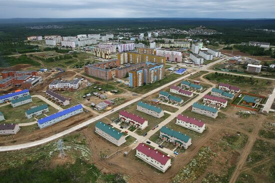 View of the town of Kodinsk