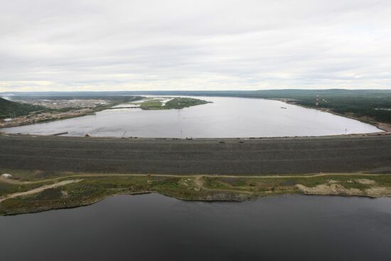 Construction of Boguchansk HPP