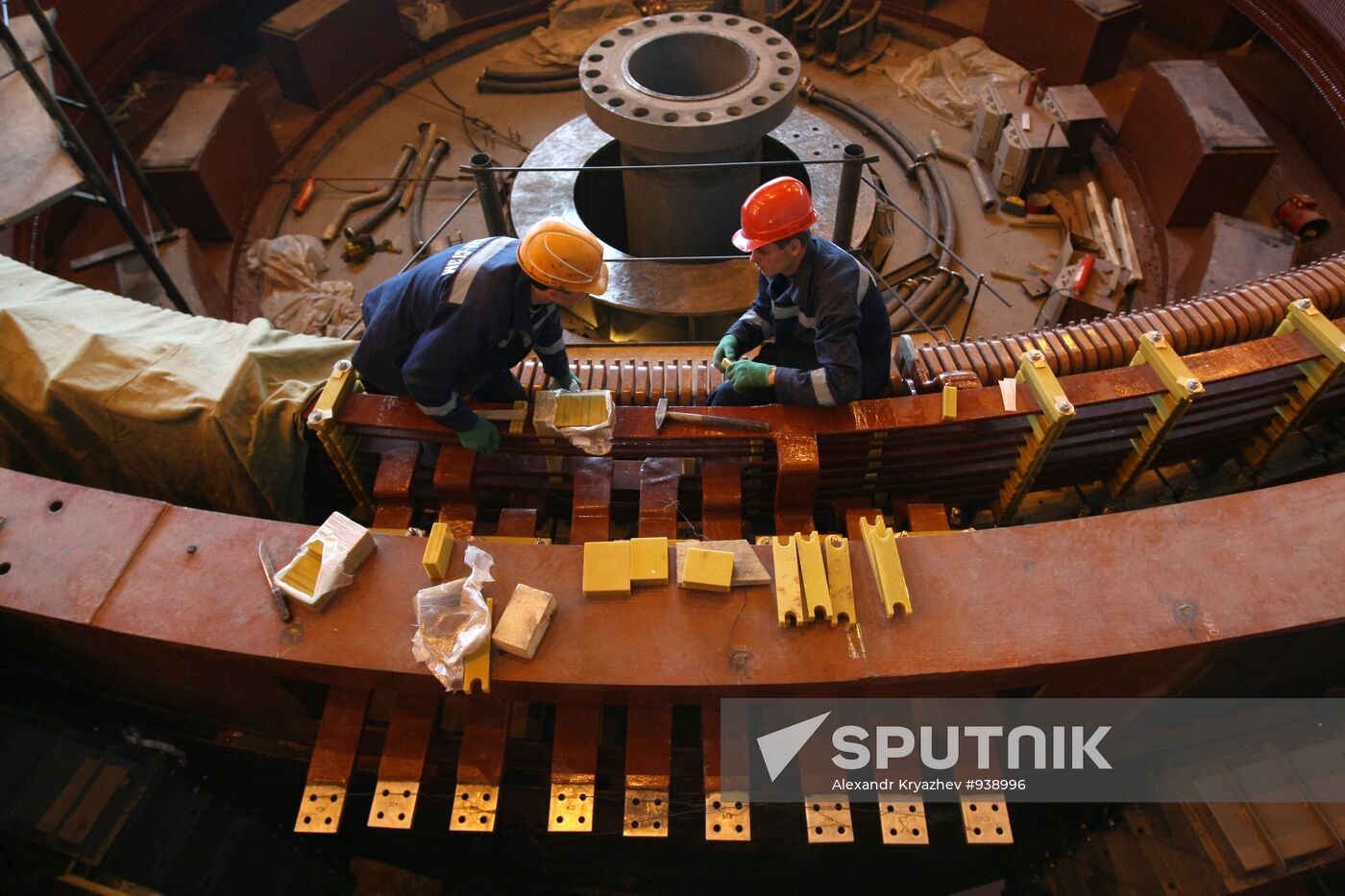 Construction of Boguchansk HPP