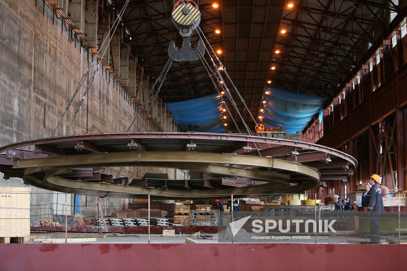 Construction of Boguchansk HPP