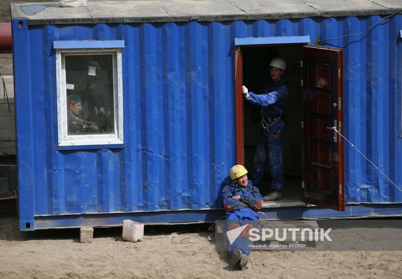 Construction of Boguchansk HPP