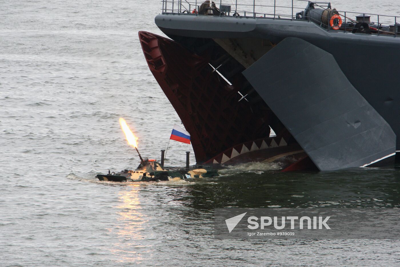 Rehearsal for Baltic Fleet Navy Day