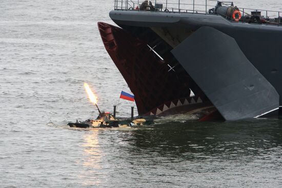 Rehearsal for Baltic Fleet Navy Day