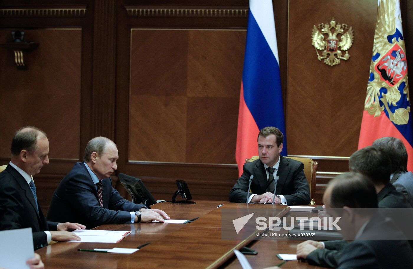 Dmitry Medvedev conducts Russian Security Council meeting