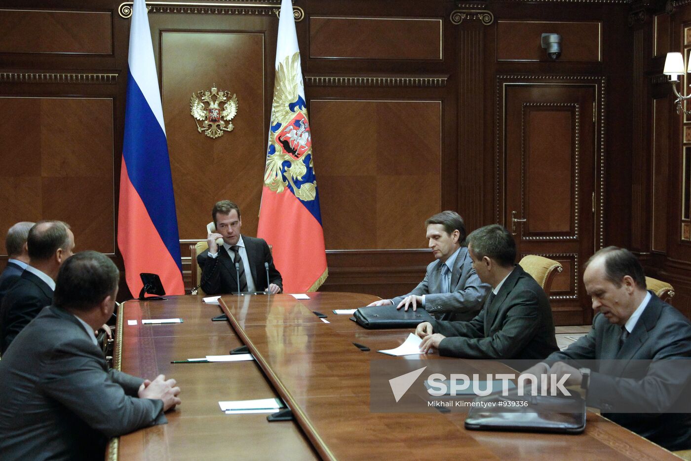 Dmitry Medvedev conducts Russian Security Council meeting