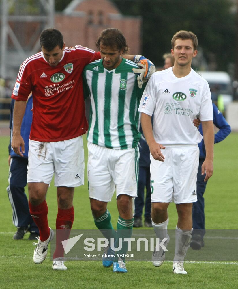Russian Football Premier League. Tom vs. Terek