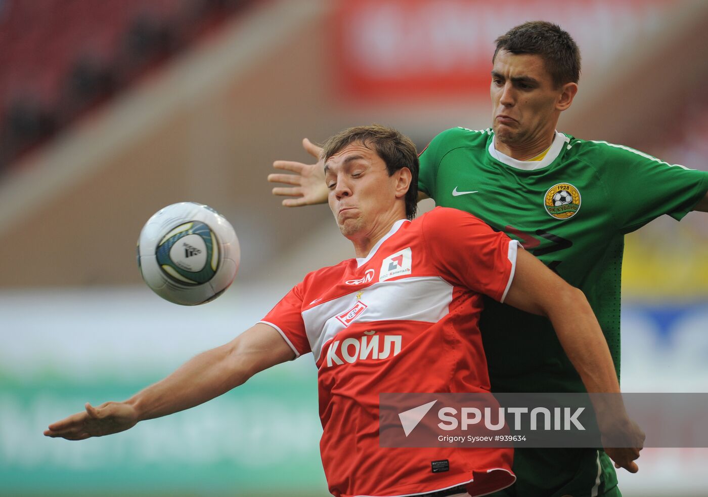 Russian Football Premier League. Spartak (Moscow) vs. Kuban