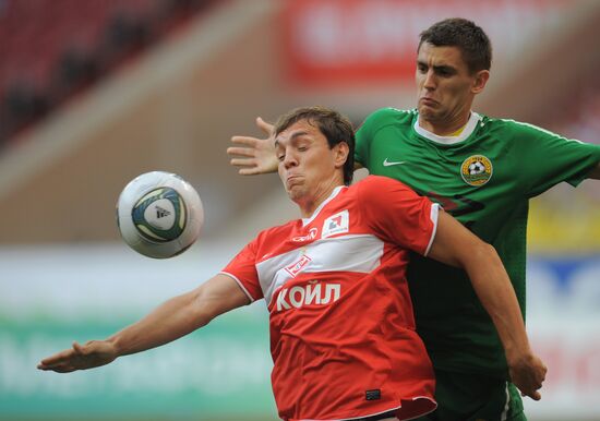 Russian Football Premier League. Spartak (Moscow) vs. Kuban