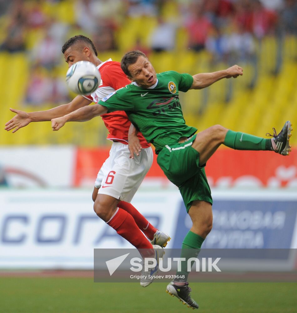 Russian Football Premier League. Spartak (Moscow) vs. Kuban