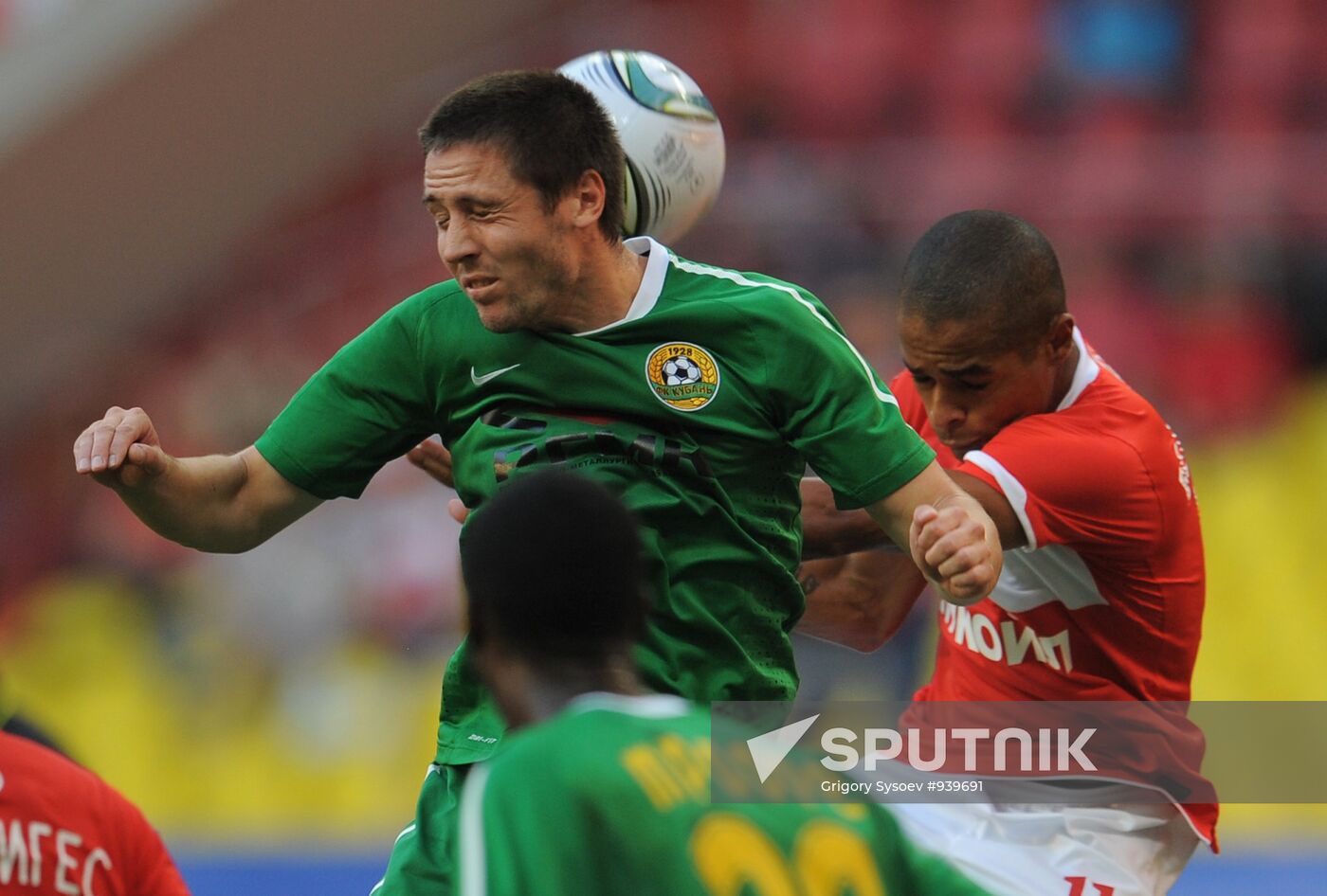 Russian Football Premier League. Spartak (Moscow) vs. Kuban