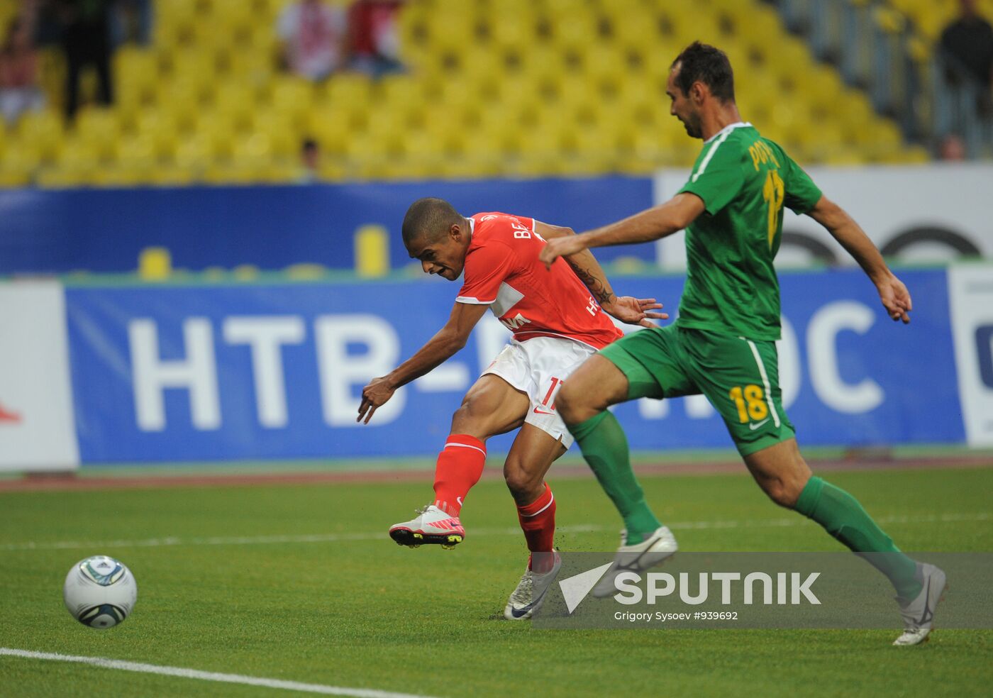 Russian Football Premier League. Spartak (Moscow) vs. Kuban