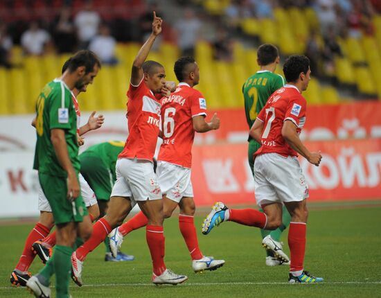 Russian Football Premier League. Spartak (Moscow) vs. Kuban