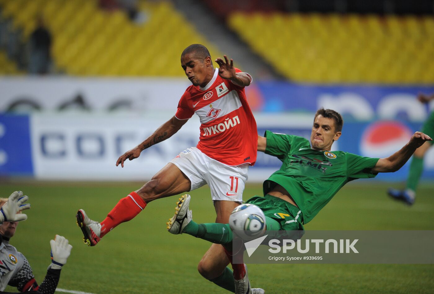 Russian Football Premier League. Spartak (Moscow) vs. Kuban