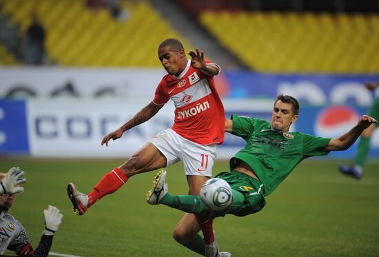 Russian Football Premier League. Spartak (Moscow) vs. Kuban